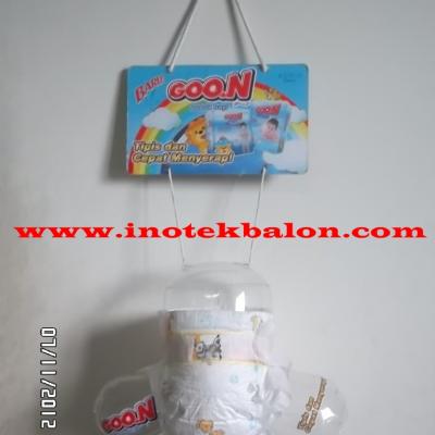 Balon Promosi Bentuk Kaki Bayi Untuk Pempres Goon