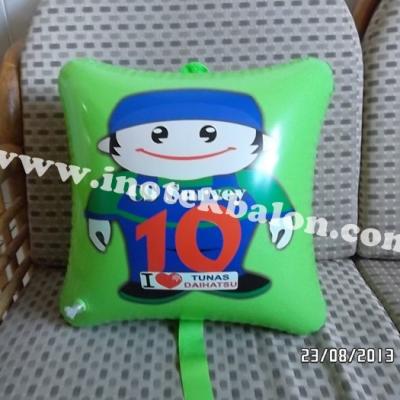Balon Promosi Bentuk Kotak Bantal Logo I Love Tunas Daihatsu