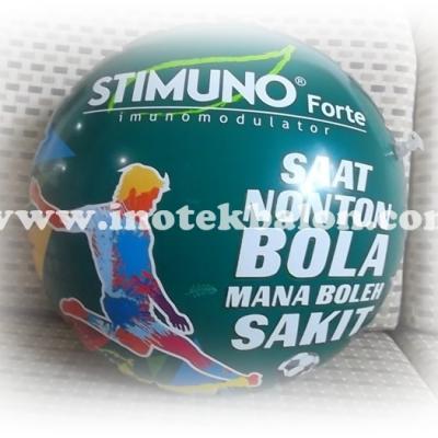 Balon Promosi Koin Diameter 38 Cm Logo Stimuno Full Colour