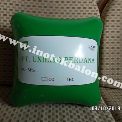 Balon Promosi Kotak Bantal Logo Pt Unilab Perdana