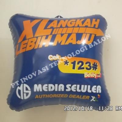 Balon Promosi Xl Bentuk Kotak Bantal