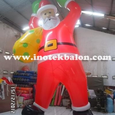 Balon Iklan Karakter Santa Claus