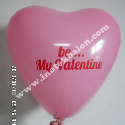 Balon Love Be My Valentine