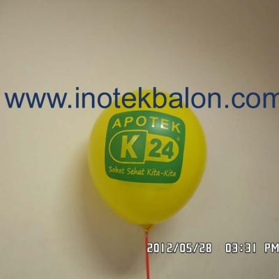 Balon Apotek K24 Print 1 Warna 2 sisi