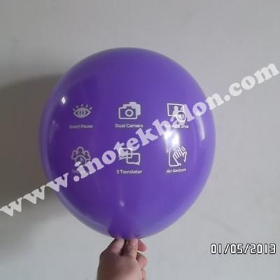 Balon Print 1 Warna Include Stick Cup