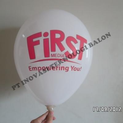 Balon First Media 1 Warna