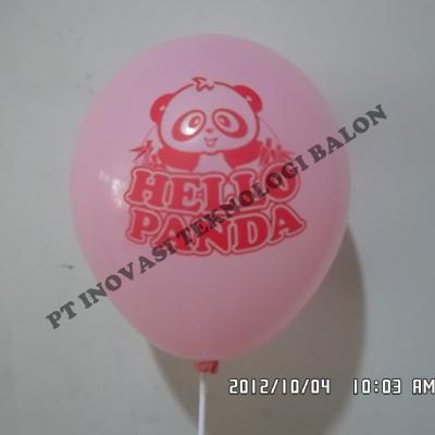 Balon Print Hallo Panda