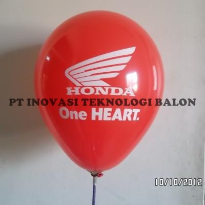 Balon Sablon Honda One Heart