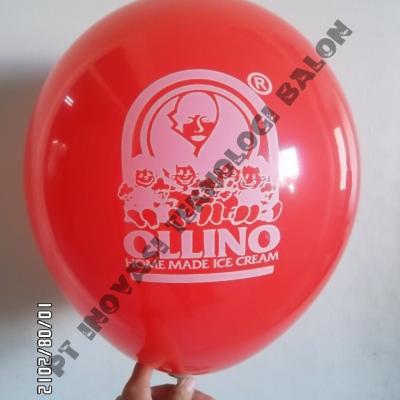 Balon Print Ice Cream Ollino 2 muka
