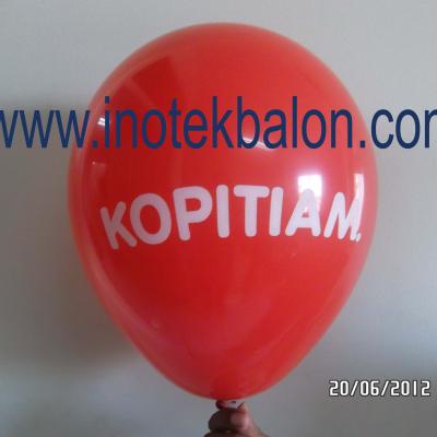 Balon Sablon 1 warna Kopitiam