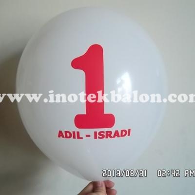 Balon Print Logo Adil