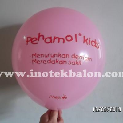 Balon Print Logo Betafort Dan Phehamol Kids