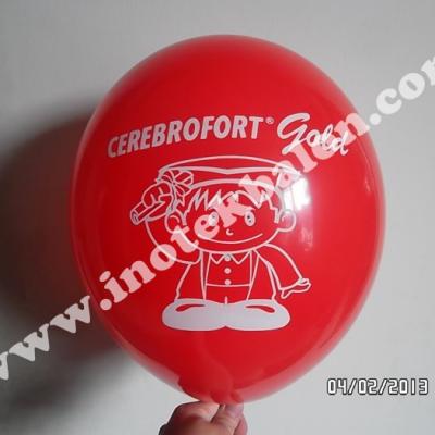 Balon Print Logo Cerebrofort Gold