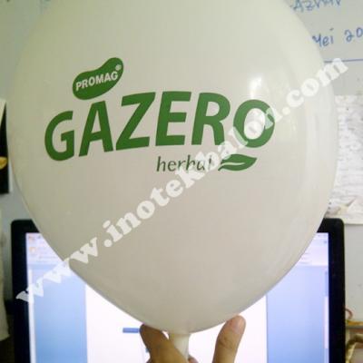 Balon Sablon Logo Gazero
