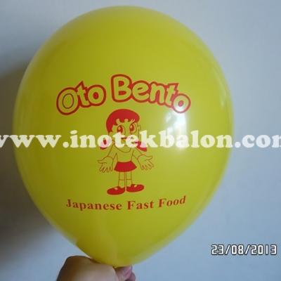 Balon Print Logo Otto Bento