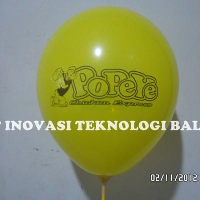 Balon Sablon Logo Popeye