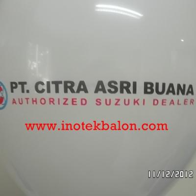 Balon Print Logo Pt Citra Asri Buana