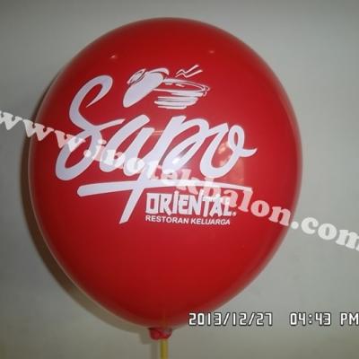 Balon Sablon Logo Sapo