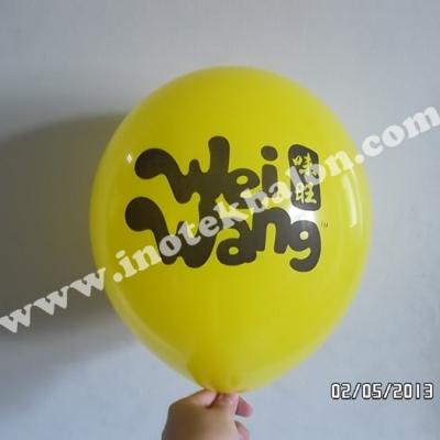 Balon Print Logo Wei Wang Dan Bernardi