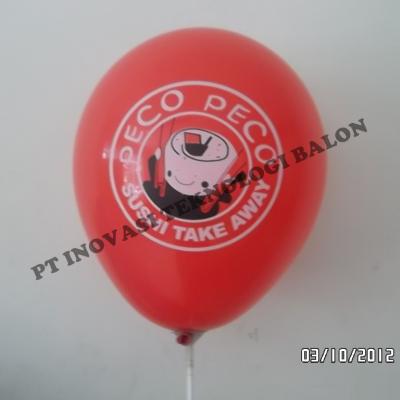 Balon Peco Peco Print Sablon