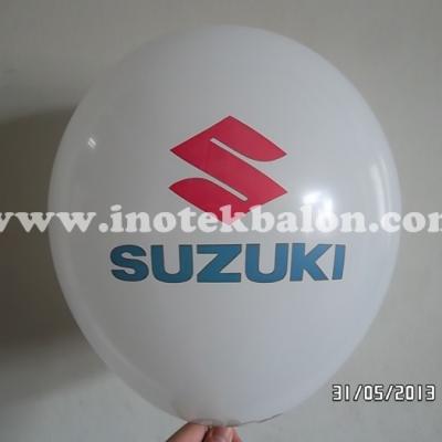 Balon Suzuki Print Sablon 2 Warna