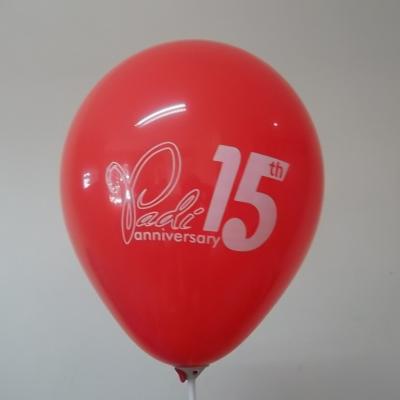 Balon Latex Padi Anniversary15th